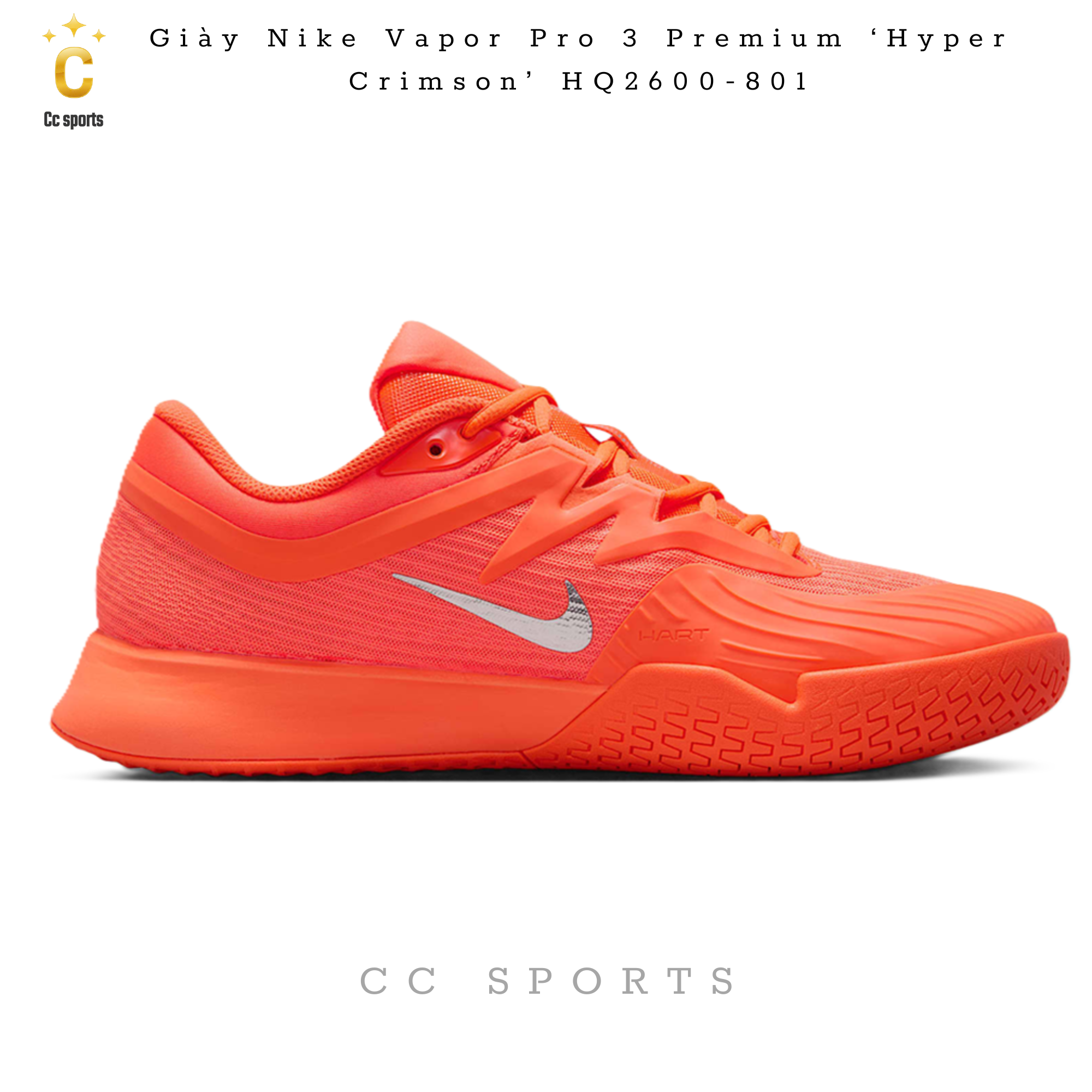 Giày Nike Vapor Pro 3 Premium ‘Hyper Crimson’ HQ2600-801