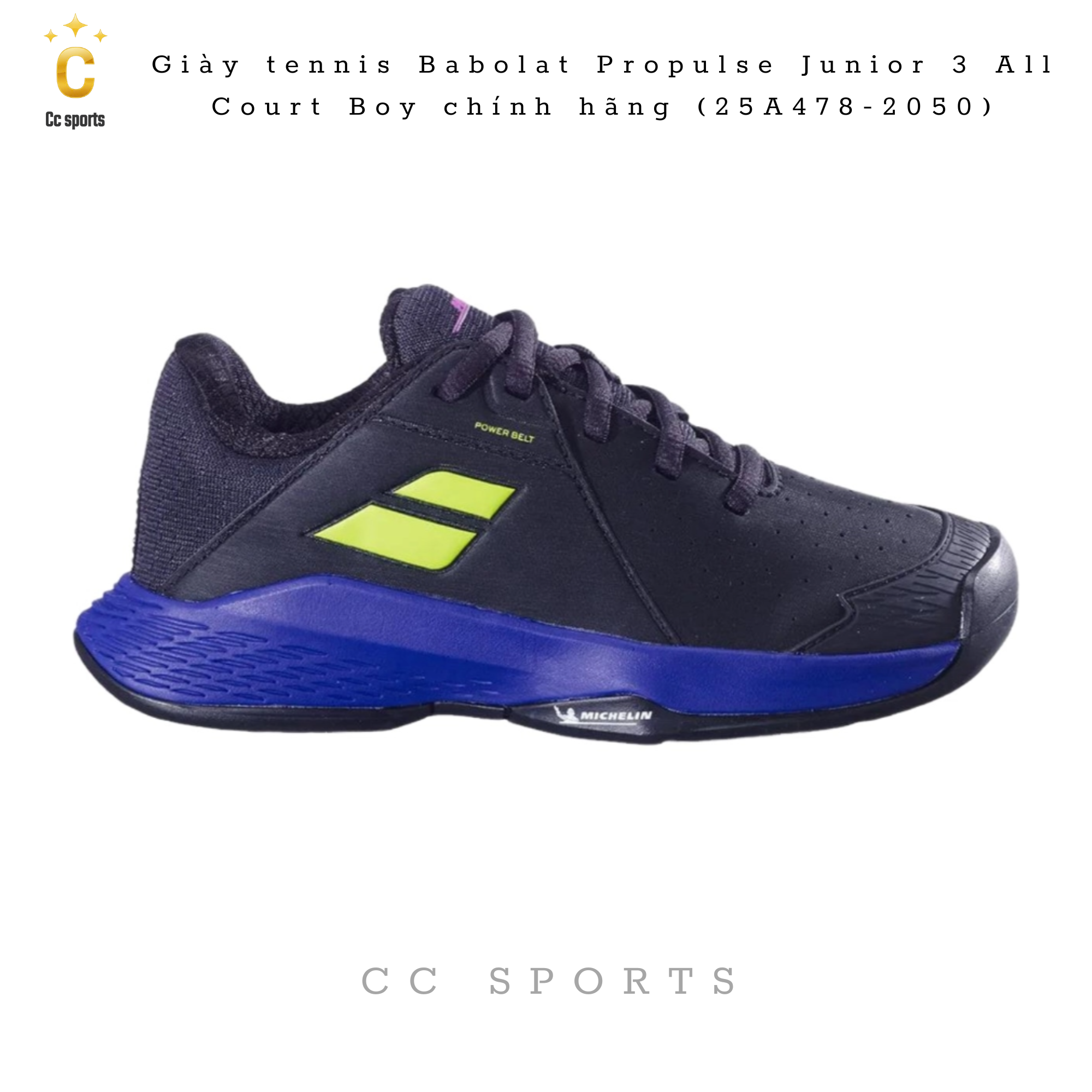 Giày Tennis/Pickleball Babolat Propulse Junior 3 All Court Boy