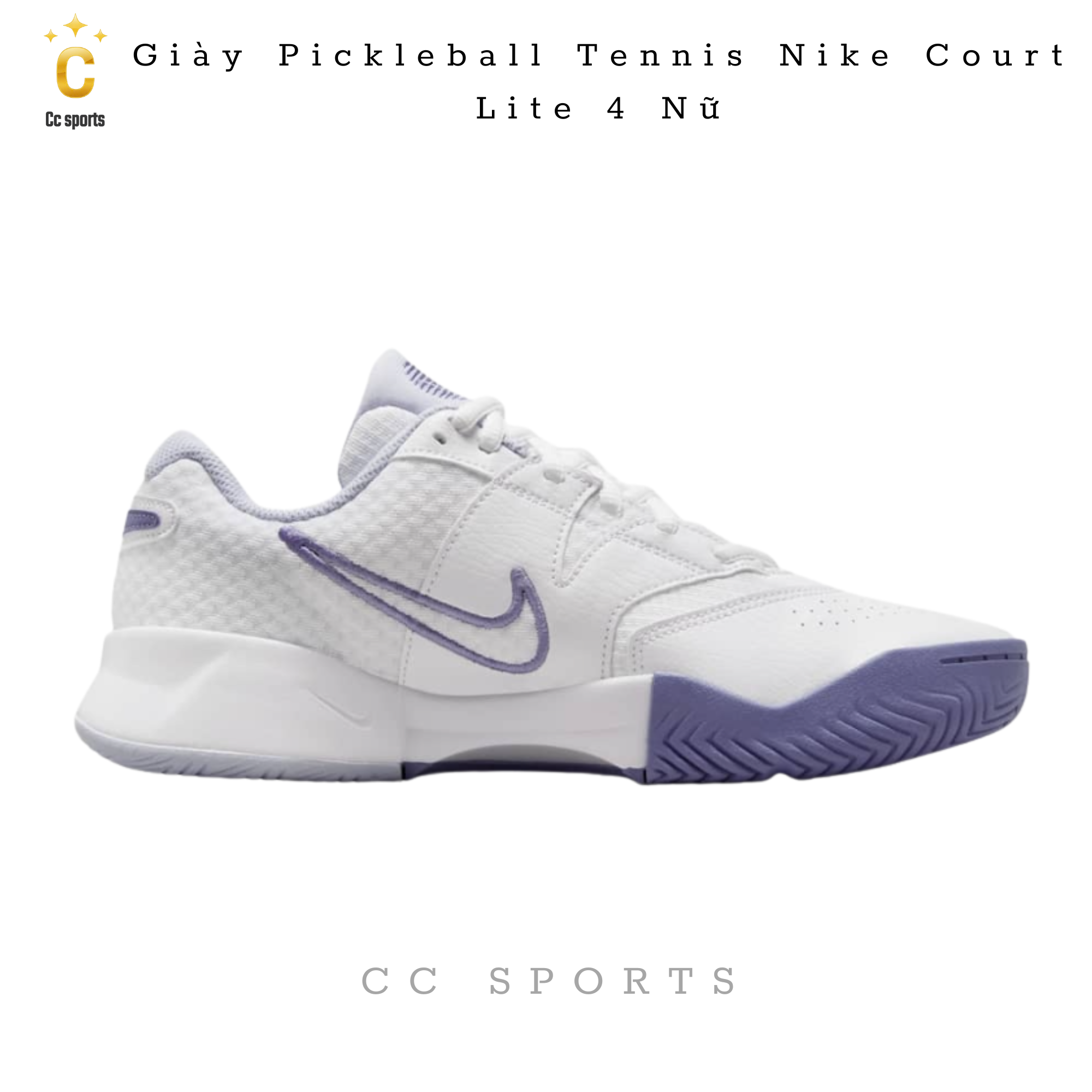 Giày Pickleball Tennis Nike Court Lite 4 Nữ