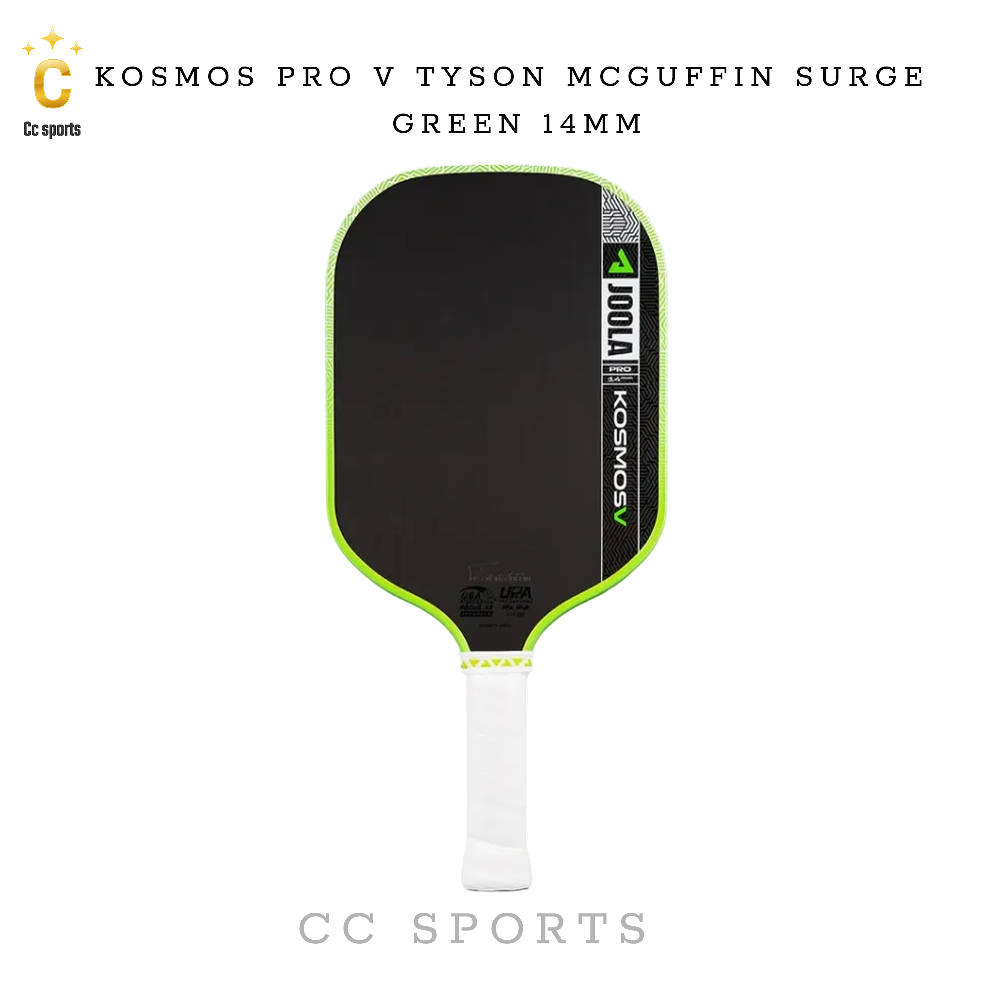 Vợt Joola Kosmos Pro V Tyson McGuffin Surge Green 14mm