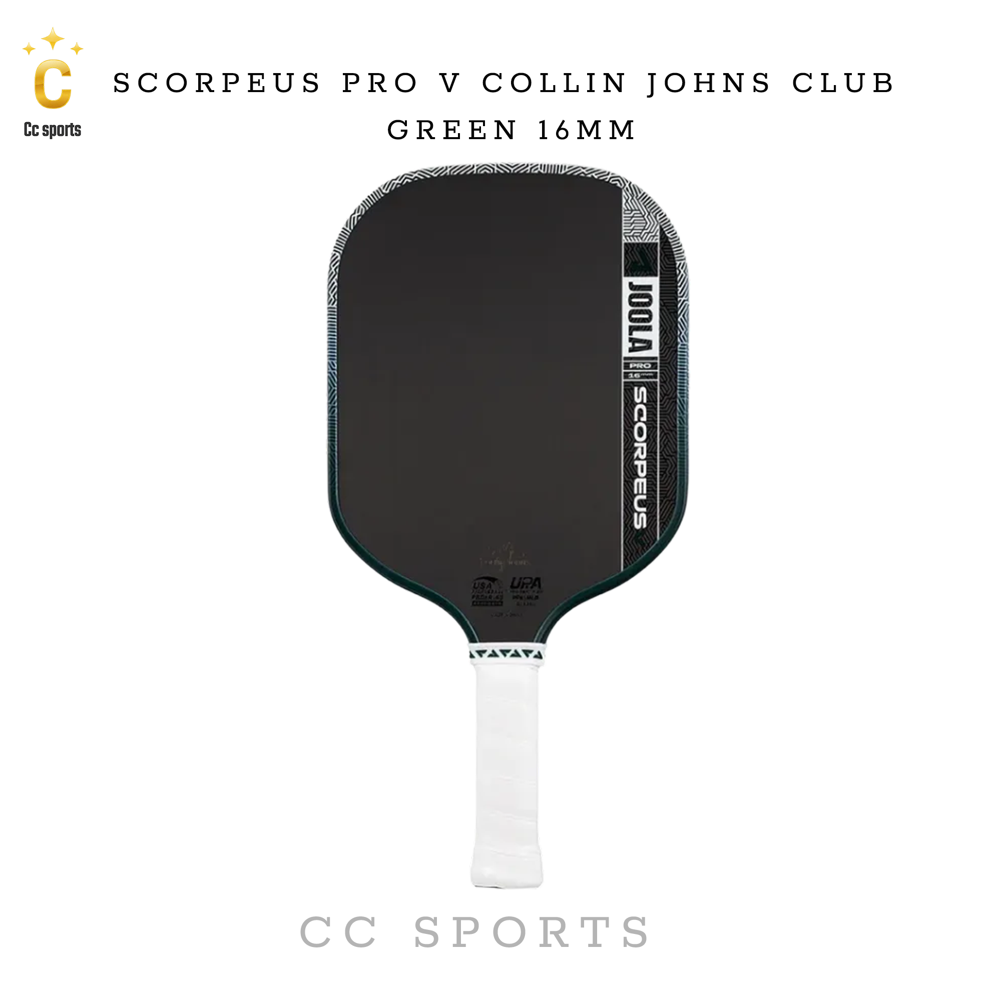 Scorpeus Pro V Collin Johns Club Green 16mm