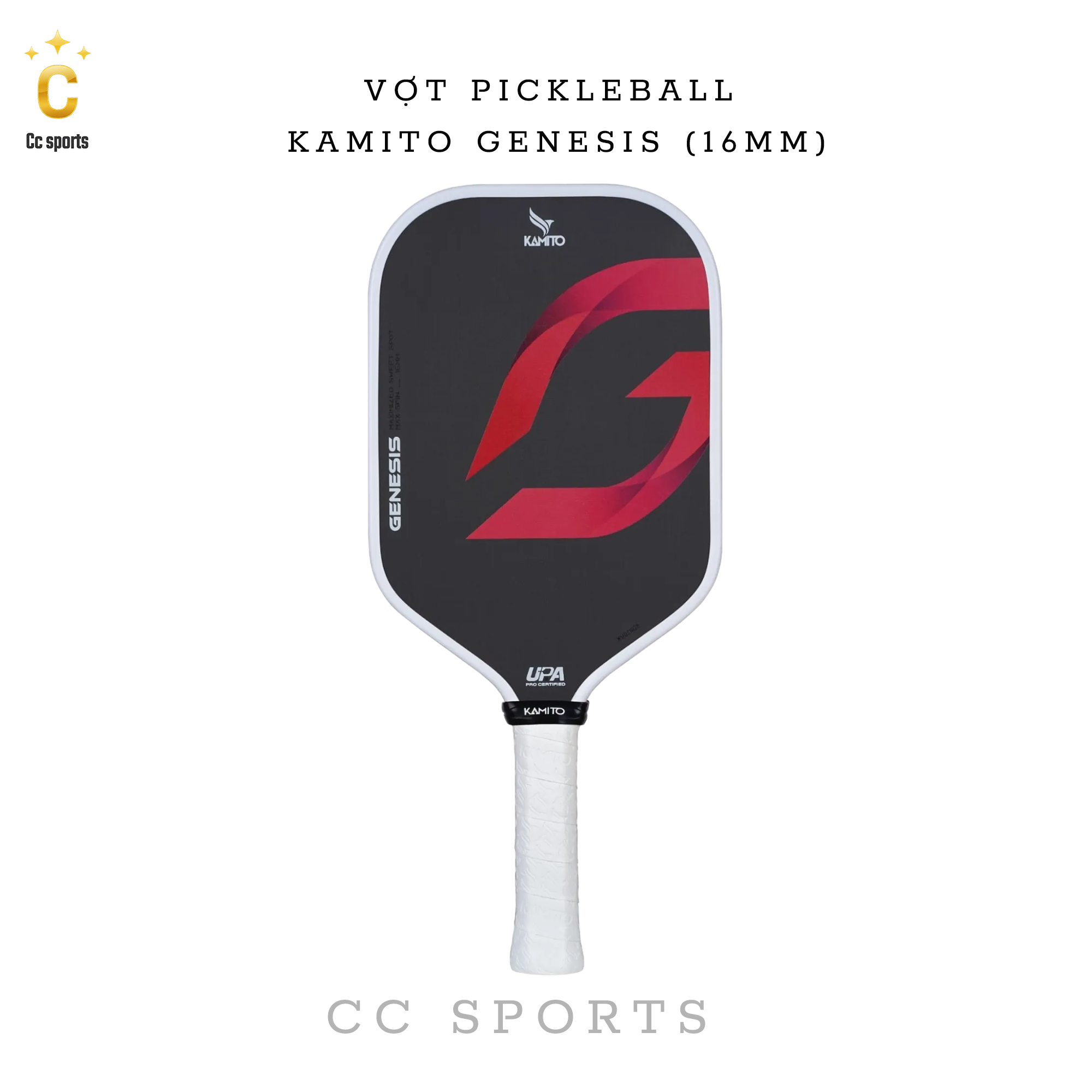 Vợt Pickleball Kamito Genesis 16mm
