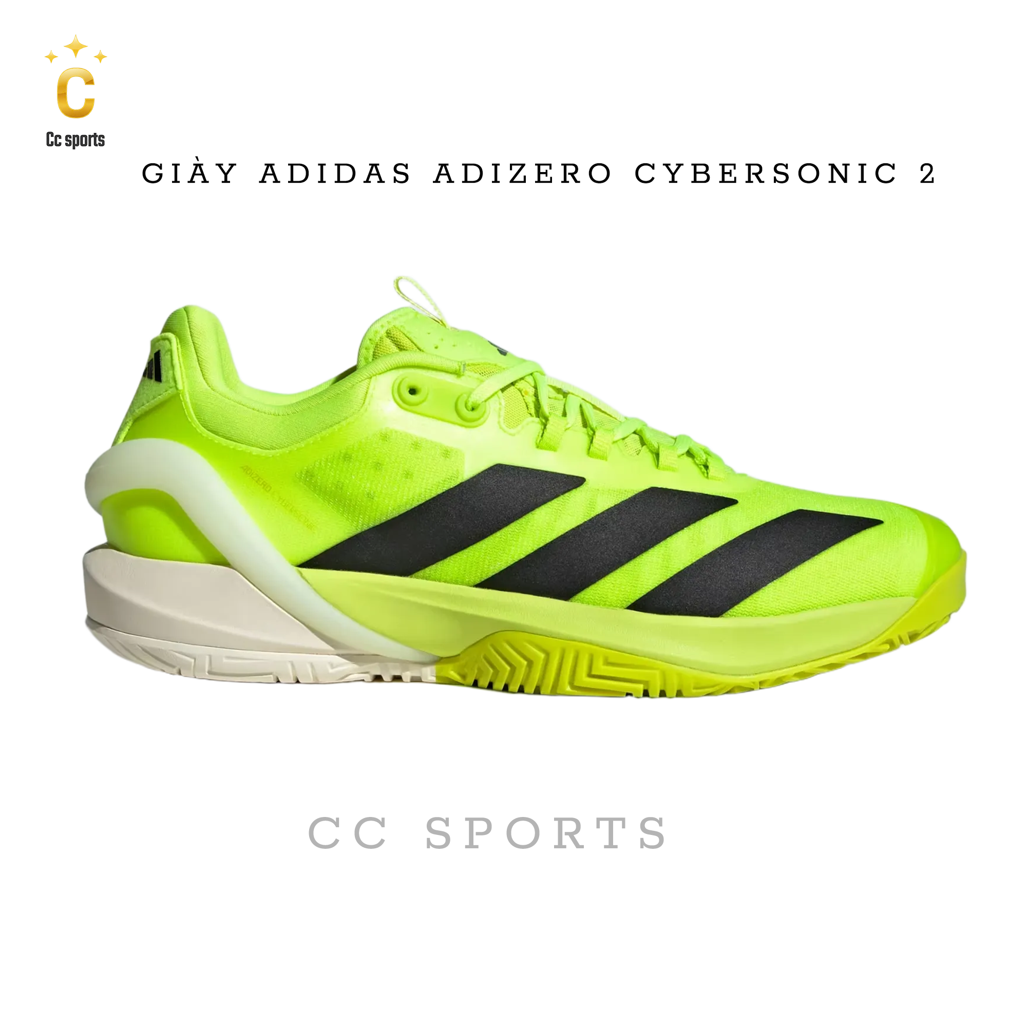 Giày Tennis/Pickleball Adidas Adizero Cybersonic 2