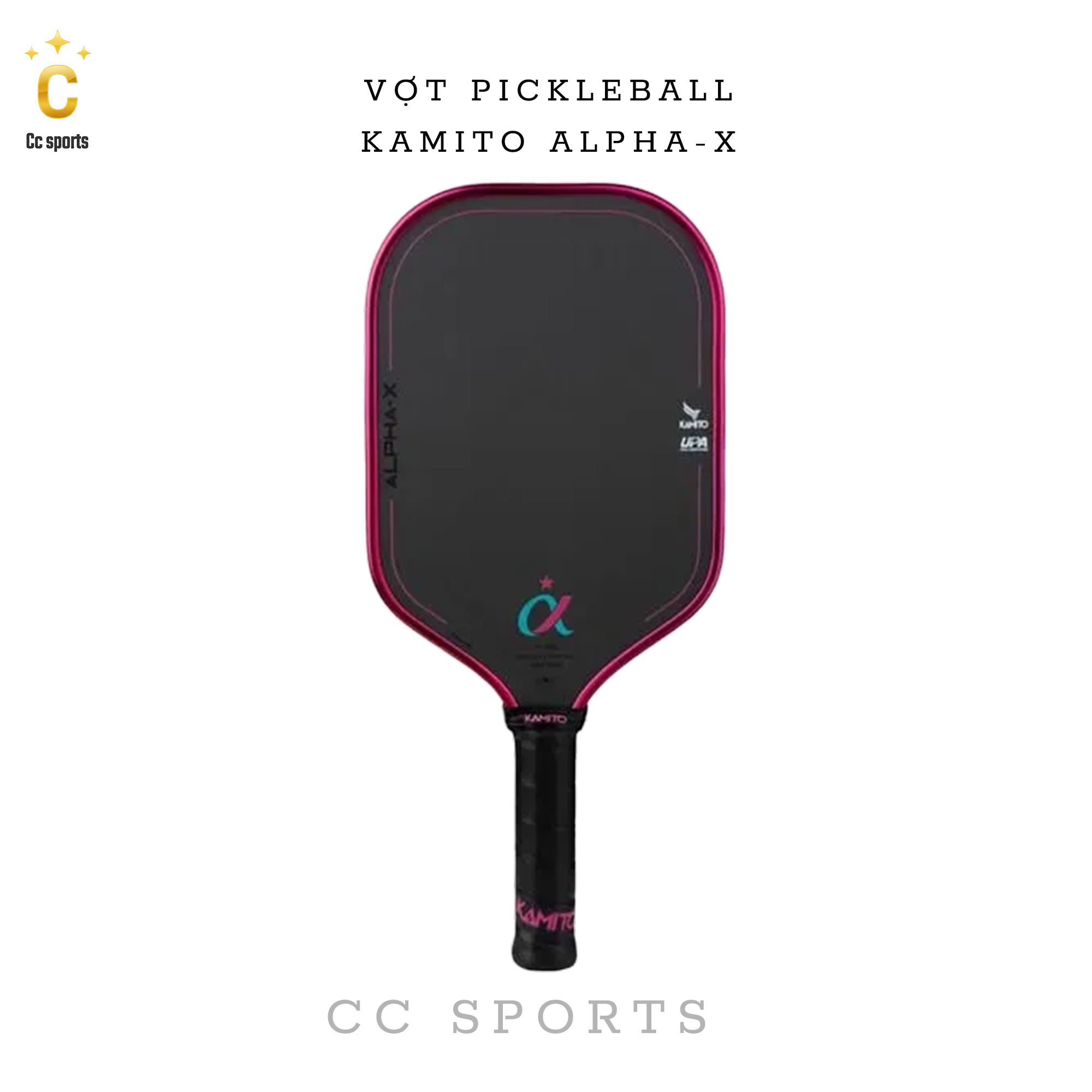 Vợt Pickleball Kamito Alpha-X (14mm)
