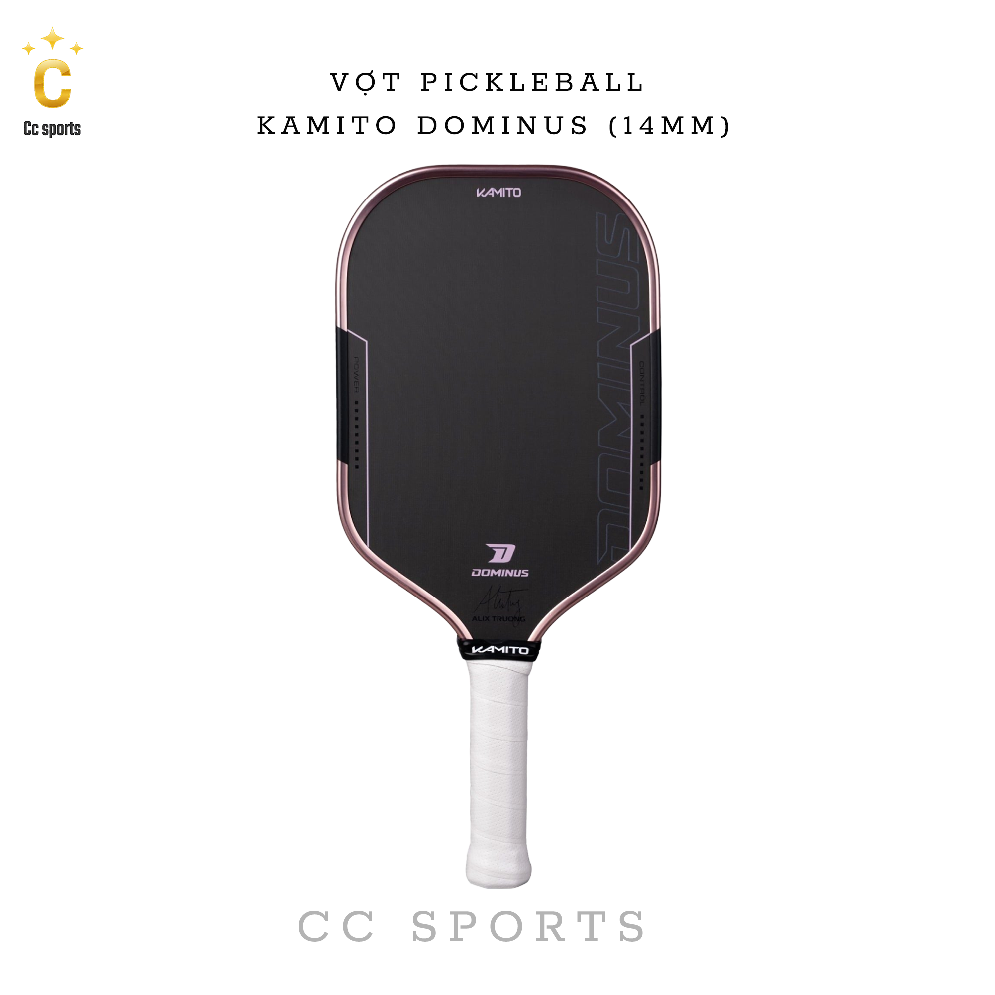 Vợt Pickleball Kamito Dominus 14mm