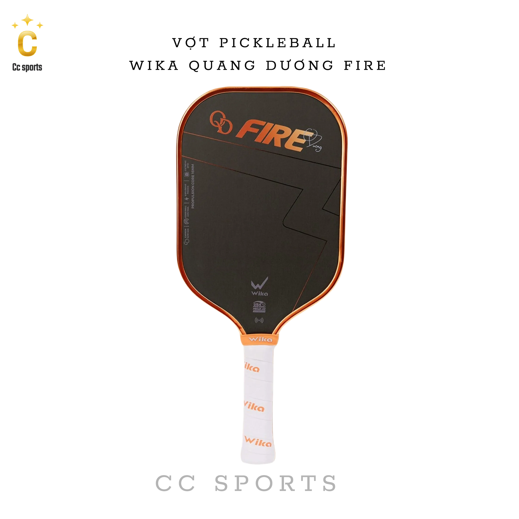 Vợt Pickleball Wika Quang Dương Fire