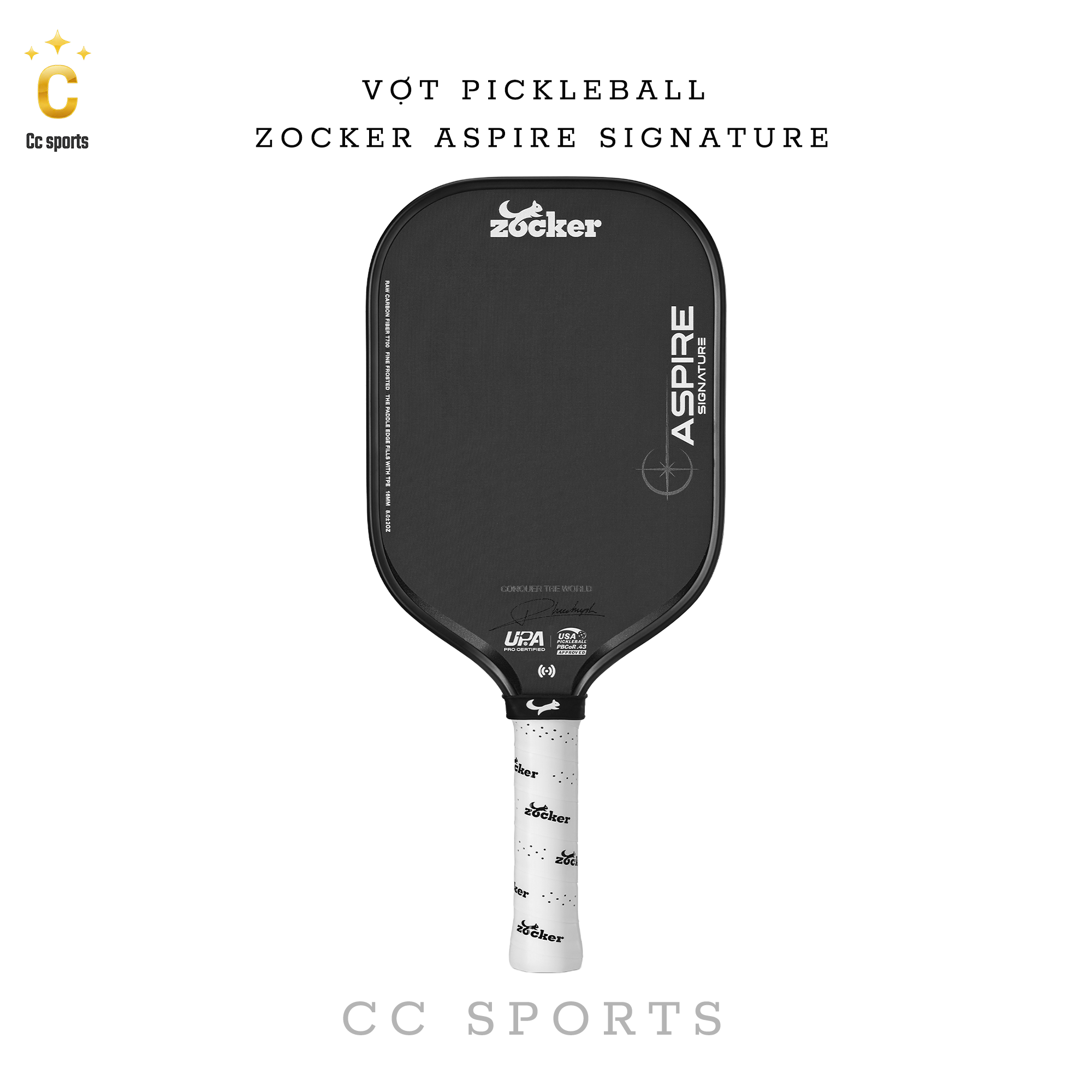 Vợt Pickleball Zocker Aspire Signature