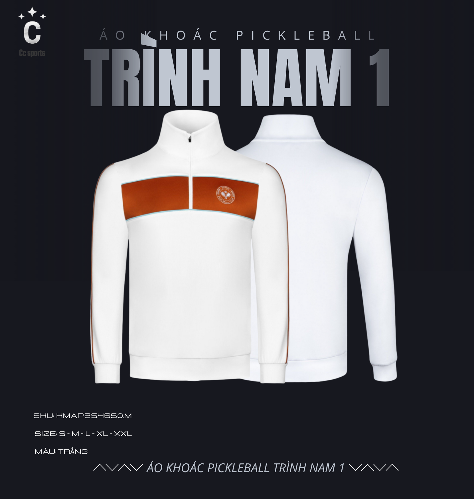 Áo Khoác Pickleball Trình Nam 1