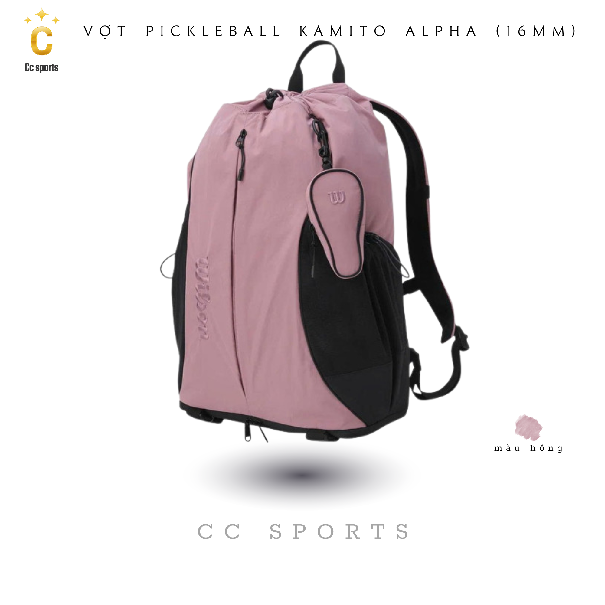 Balo Tennis - Pickleball Wilson Drawstring Backpack V2